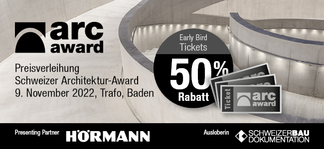Die grosse Arc Award Night findet am 9. November 2022 in Baden statt.