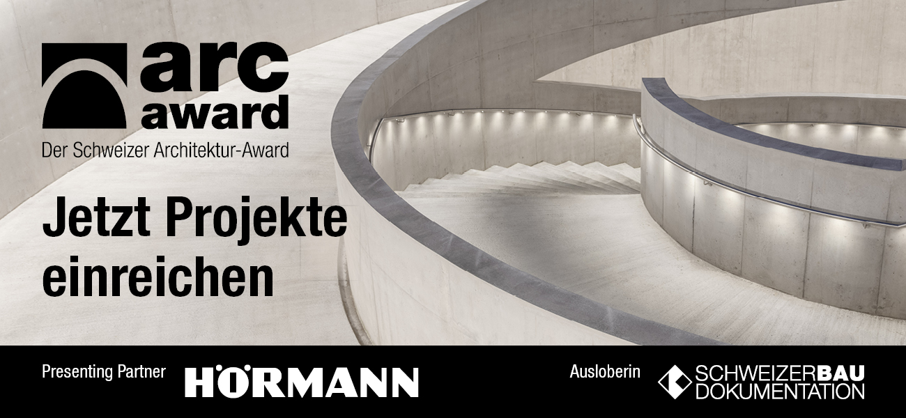 Es ist wieder soweit: Ab sofort können Projekte für den Arc Award 2022 eingereicht werden.
