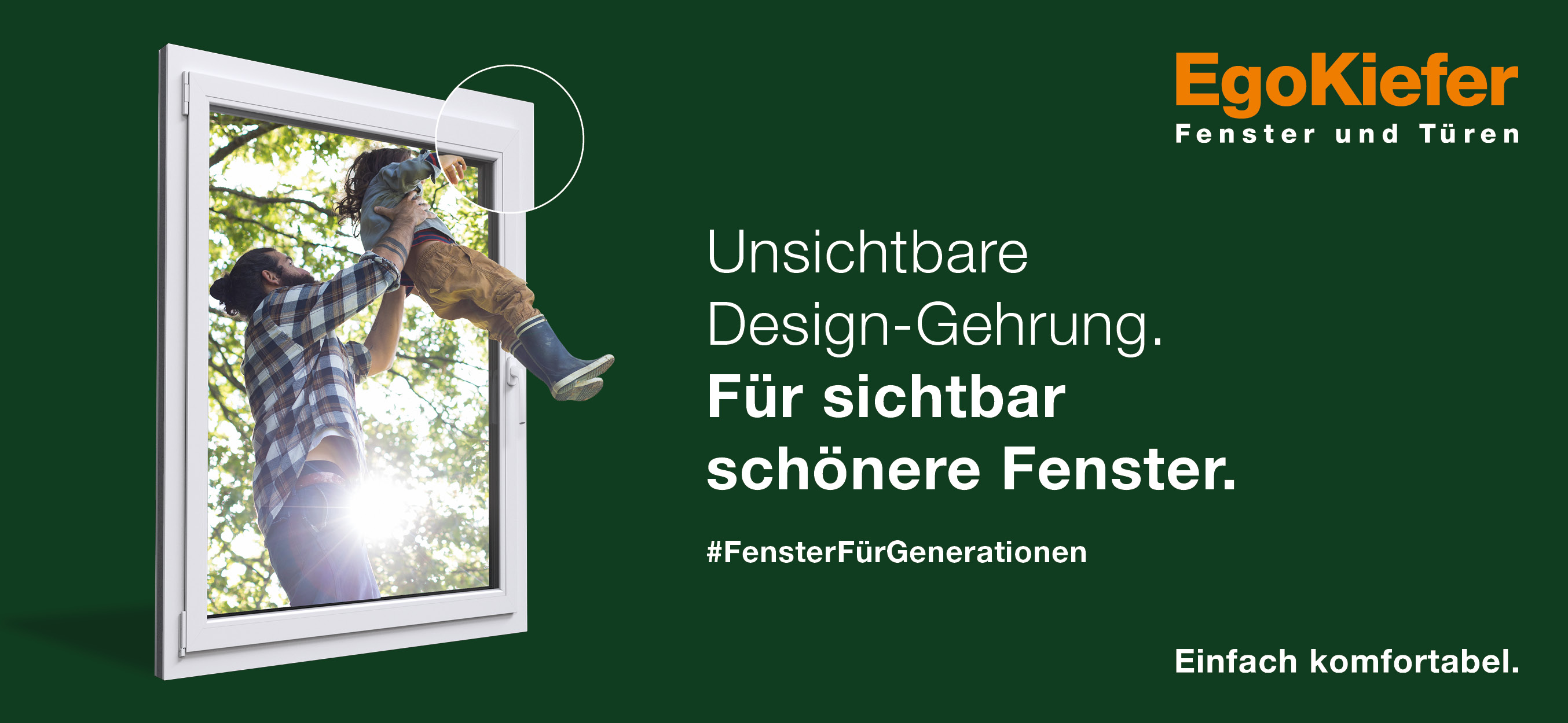 Die Fenster von EgoKiefer punkten auch mit ihrem ökologischen Fussabdruck.