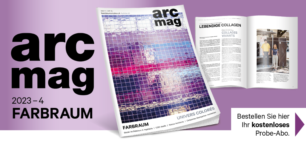 Das Architekturmagazin Arc Mag legt den Fokus auf die Schweizer Architekturlandschaft.